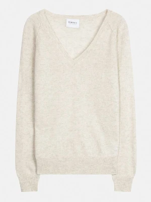 Perfect Cashmere Kaszmirowy sweter "Penelope" w kolorze kremowym rozmiar: S