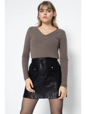 Perfect Cashmere Kaszmirowy sweter "Shannon" w kolorze brązowym rozmiar: L