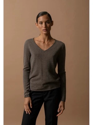 Perfect Cashmere Kaszmirowy sweter "Shannon" w kolorze brązowym rozmiar: M