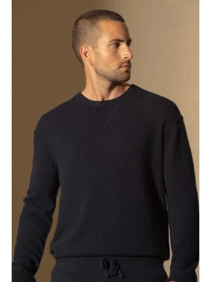 Perfect Cashmere Kaszmirowy sweter "Soan" w kolorze granatowym rozmiar: M