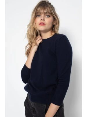 Perfect Cashmere Kaszmirowy sweter "Vanessa" w kolorze granatowym rozmiar: XL