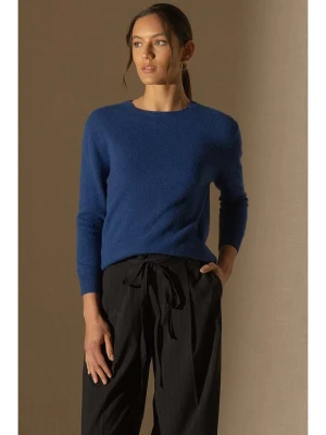 Perfect Cashmere Kaszmirowy sweter "Vanessa" w kolorze niebieskim rozmiar: S