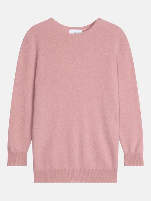 Perfect Cashmere Kaszmirowy sweter "Vanessa" w kolorze szaroróżowym rozmiar: S