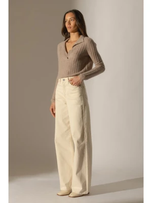 Perfect Cashmere Kaszmirowy sweter w kolorze beżowym rozmiar: M