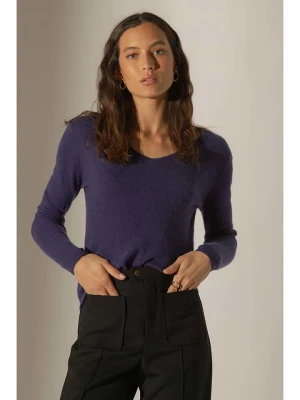Perfect Cashmere Kaszmirowy sweter w kolorze fioletowym rozmiar: L