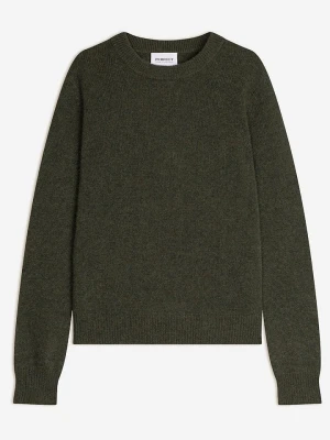 Perfect Cashmere Kaszmirowy sweter w kolorze khaki rozmiar: L