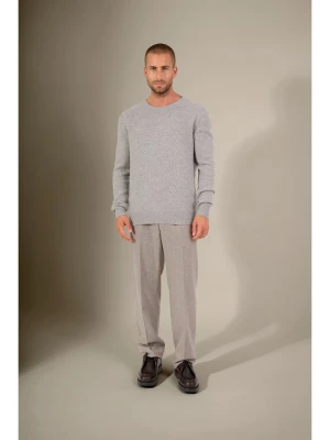 Perfect Cashmere Kaszmirowy sweter w kolorze szarym rozmiar: XXL