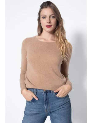 Perfect Cashmere Kaszmirowy sweter "Whitney" w kolorze beżowym rozmiar: XL