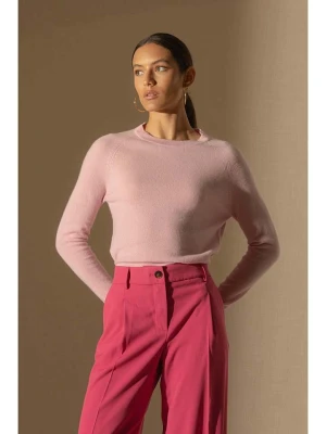 Perfect Cashmere Kaszmirowy sweter "Whitney" w kolorze jasnoróżowym rozmiar: S