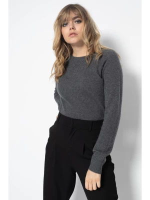 Perfect Cashmere Kaszmirowy sweter "Wilma" w kolorze antracytowym rozmiar: L