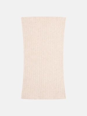 Perfect Cashmere Kaszmirowy szal-koło "Hutton" w kolorze beżowym - 65 x 50 cm rozmiar: onesize