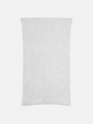 Perfect Cashmere Kaszmirowy szal-koło "Hutton" w kolorze szarym - 65 x 50 cm rozmiar: onesize