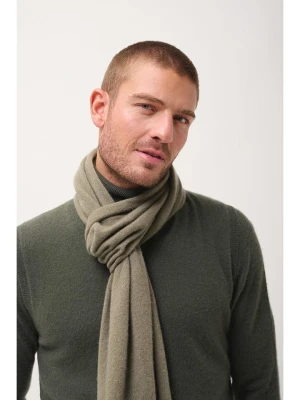 Perfect Cashmere Kaszmirowy szal "Spencer" w kolorze khaki - 200 x 30 cm rozmiar: onesize