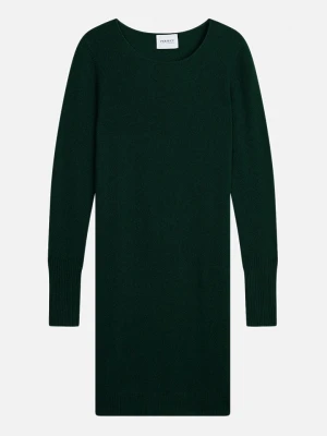 Perfect Cashmere Sukienka kaszmirowa "Molli" w kolorze ciemnozielonym rozmiar: S