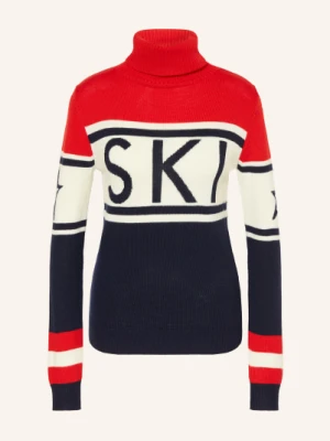 Perfect Moment Sweter Schild Z Wełny Merynosowej blau