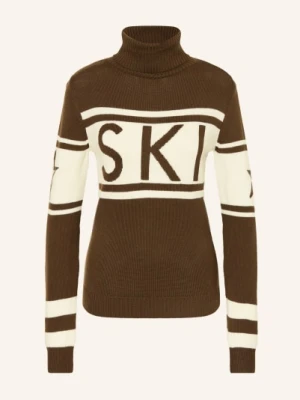 Perfect Moment Sweter Schild Z Wełny Merynosowej braun