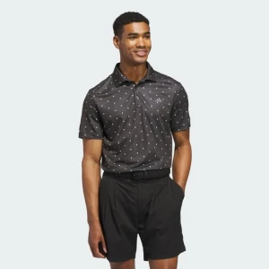 PERFORMANCE PRINTED POLO SHIRT Adidas czarny