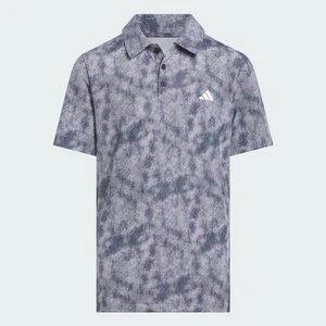 Performance Textured Print Polo Shirt Kids Adidas