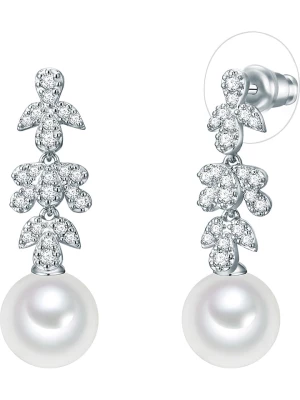 Perldesse Kolczyki-wkrętki z perłami i cyrkoniami rozmiar: onesize