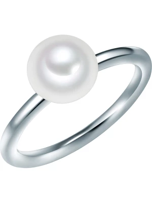 The Pacific Pearl Company Srebrny pierścionek z perłą rozmiar: 60