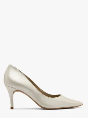 Perłowe czółenka damskie Ryłko