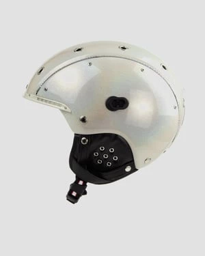 Perłowy Kask Narciarski Z Kryształkami Swarovskiego Casco Sp-3 Limited