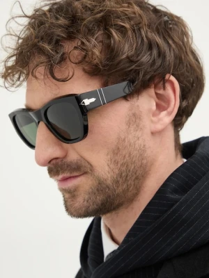 Persol okulary przeciwsłoneczne męskie kolor czarny 0PO0054S
