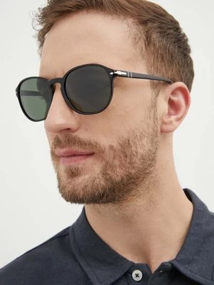 Persol okulary przeciwsłoneczne męskie kolor czarny 0PO3343S