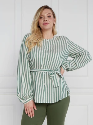 Persona by Marina Rinaldi Koszula PLUS SIZE | Regular Fit zielony