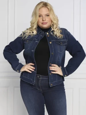 Persona by Marina Rinaldi Kurtka jeansowa CAROLA Plus size | Regular Fit