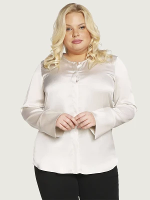 Persona by Marina Rinaldi Satynowa bluzka FASCIA plus size | Regular Fit