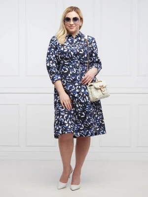 Persona by Marina Rinaldi Sukienka DOC Plus size | z dodatkiem lnu