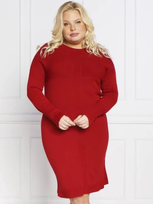Persona by Marina Rinaldi Sukienka GENESI plus size | z dodatkiem wełny