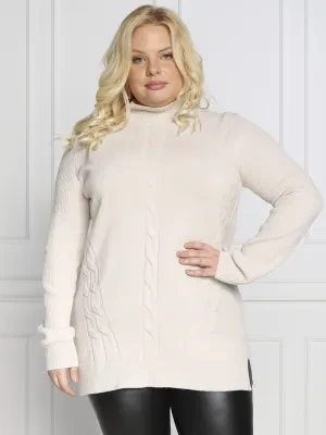 Persona by Marina Rinaldi Sweter ALBUM Plus size | Regular Fit | z dodatkiem wełny i kaszmiru