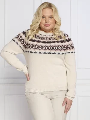 Persona by Marina Rinaldi Sweter ARCANO Plus size | Regular Fit | z dodatkiem wełny