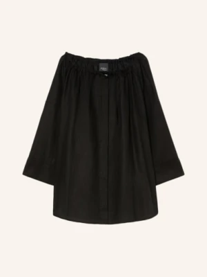 Persona Marina Rinaldi Bluzka Z Odkrytymi Ramionami Pmrvacillo Z Lnu schwarz