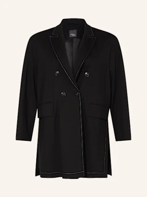 Persona Marina Rinaldi Długi Blezer Vicini Z Dżerseju schwarz