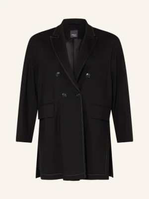 Persona Marina Rinaldi Długi Blezer Vicini Z Dżerseju schwarz