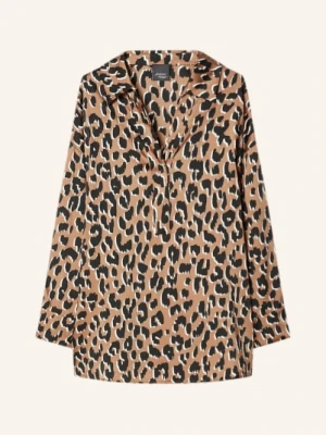 Persona Marina Rinaldi Satynowa Bluzka Ghiandola braun