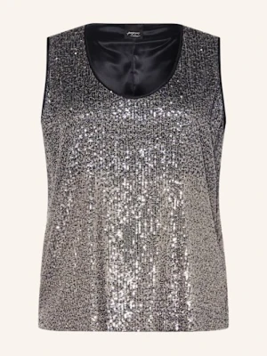 Persona Marina Rinaldi Top Gustavo Z Cekinami braun