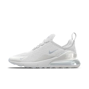 Personalizowane buty damskie Nike Air Max 270 By You - Biel