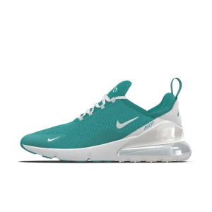 Personalizowane buty damskie Nike Air Max 270 By You - Zieleń