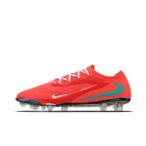 Personalizowane korki piłkarskie na twardą murawę Nike Phantom 6 Low Elite By You - Czerwony