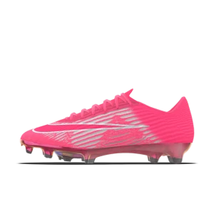 Personalizowane korki piłkarskie z niską cholewką na twardą murawę Nike Mercurial Superfly 11 Elite By You - Różowy