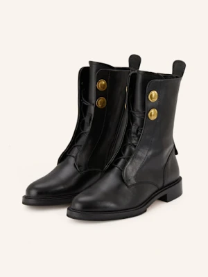 Pertini Botki Sznurowane schwarz