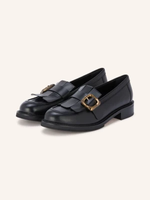 Pertini Loafersy schwarz CZARNY