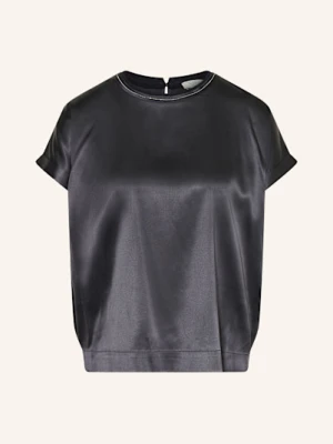 Peserico Bluzka Bez Rękawów Z Jedwabiu blau