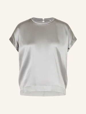 Peserico Bluzka Bez Rękawów Z Jedwabiu grau