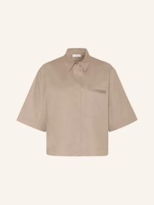 Peserico Bluzka Z Kamieniami Ozdobnymi beige