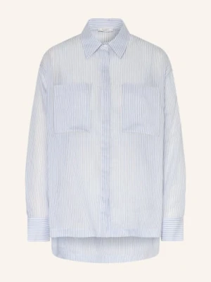 Peserico Bluzka Z Kamieniami Ozdobnymi blau